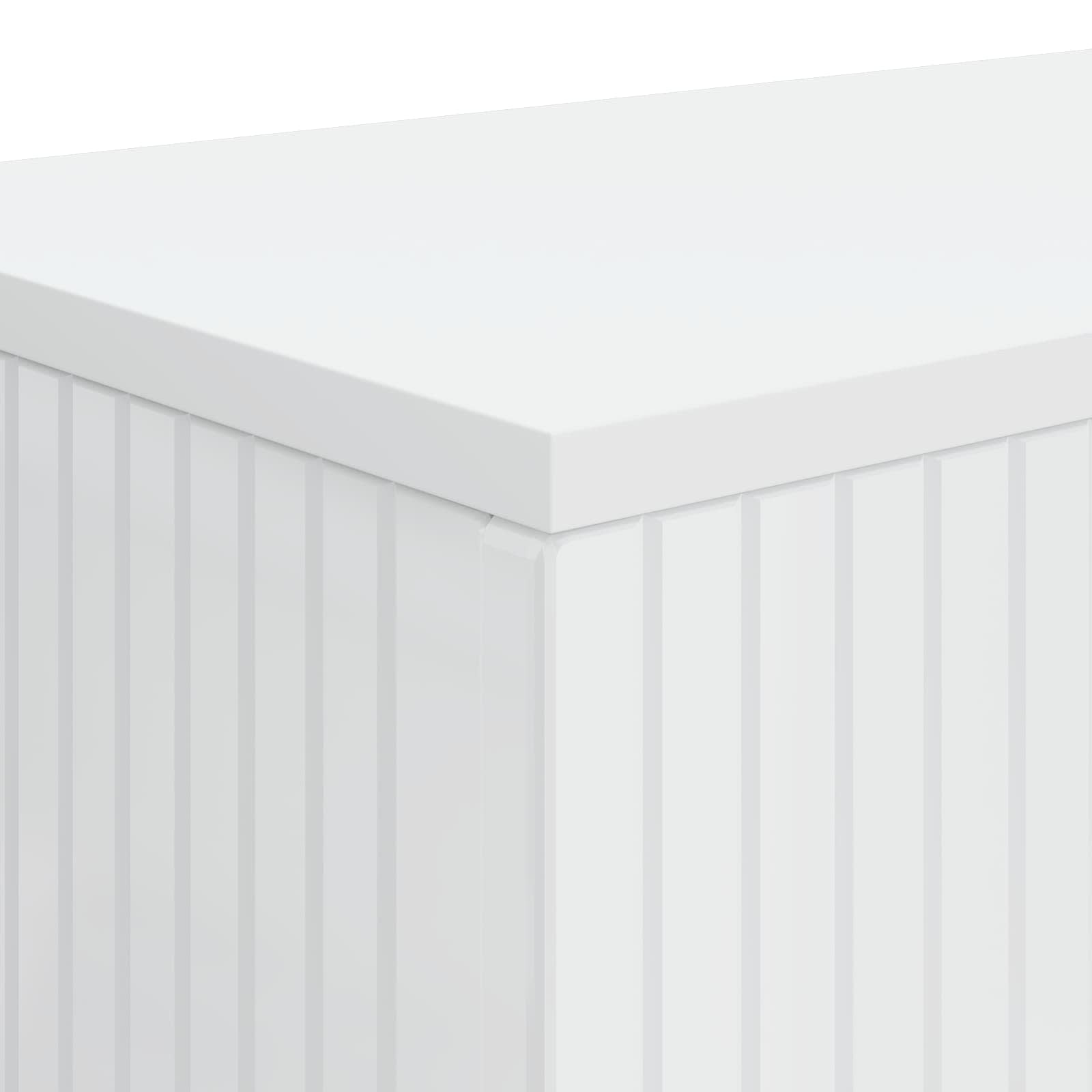 Konsolinis stalas Aukšto Blizgesio Baltas 101 x 29 x 74 cm