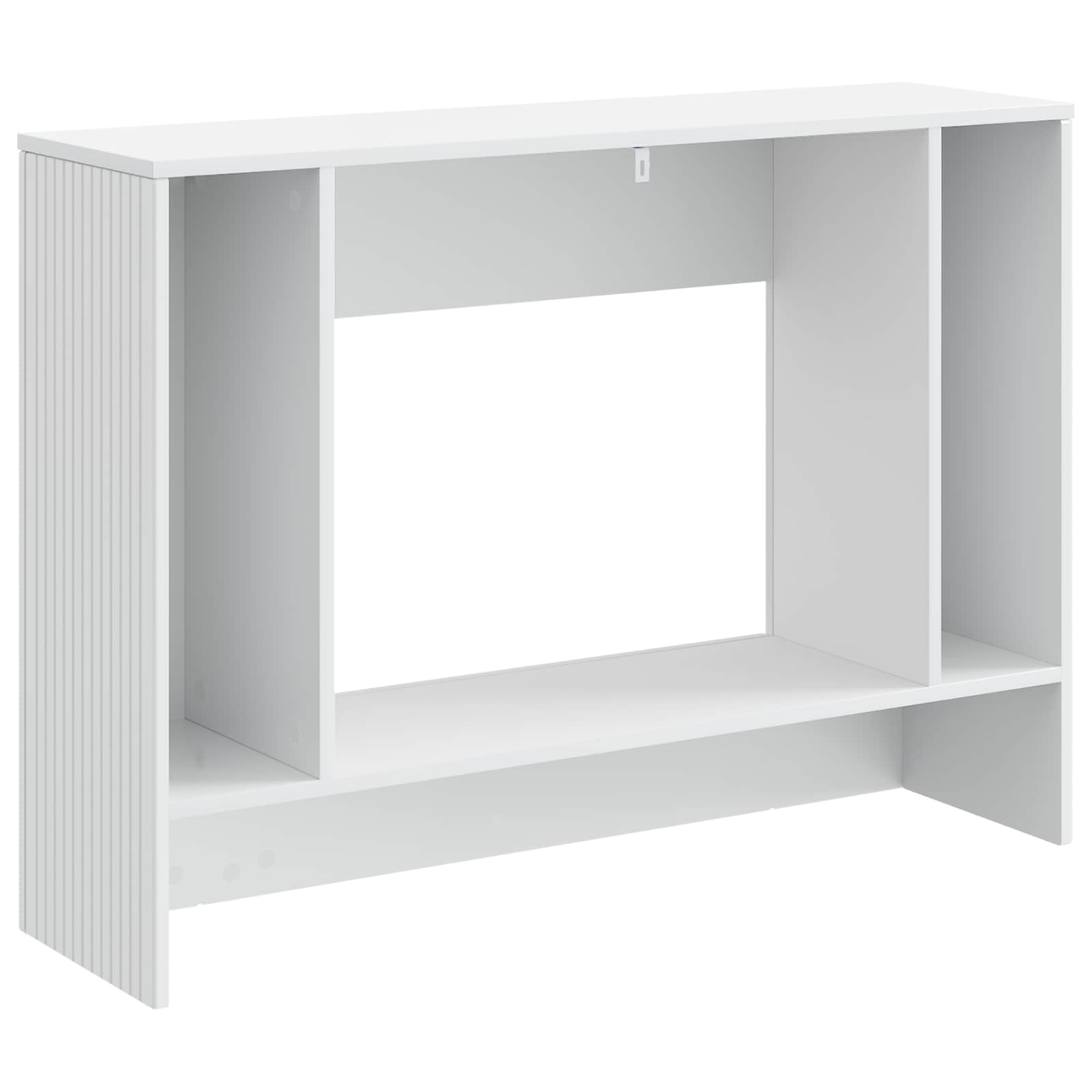 Konsolinis stalas Aukšto Blizgesio Baltas 101 x 29 x 74 cm