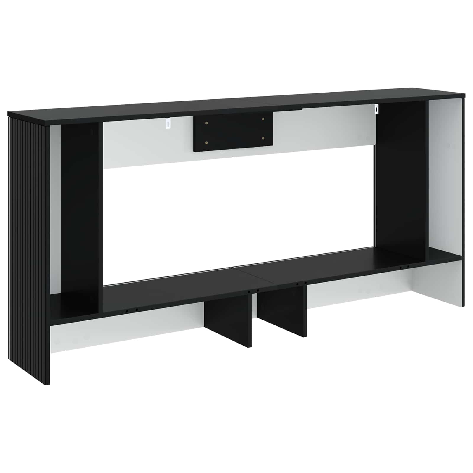 Konsoles galds Melns 155 x 29 x 74 cm Inženierijas koksne