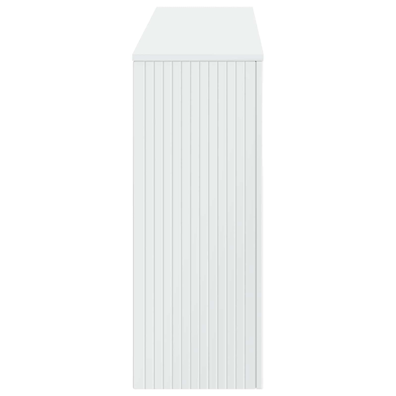 Konsolinis stalas Aukšto Blizgesio Baltas 155 x 29 x 74 cm