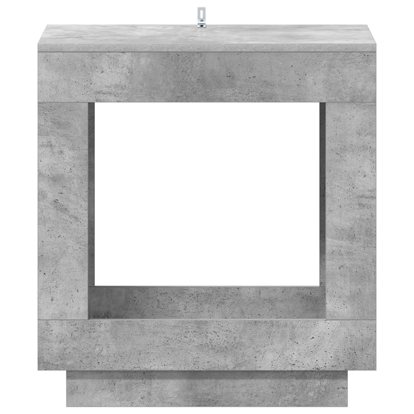 Sānu galdiņš Betonpelēks 60 x 40 x 65 cm Inženierijas koks
