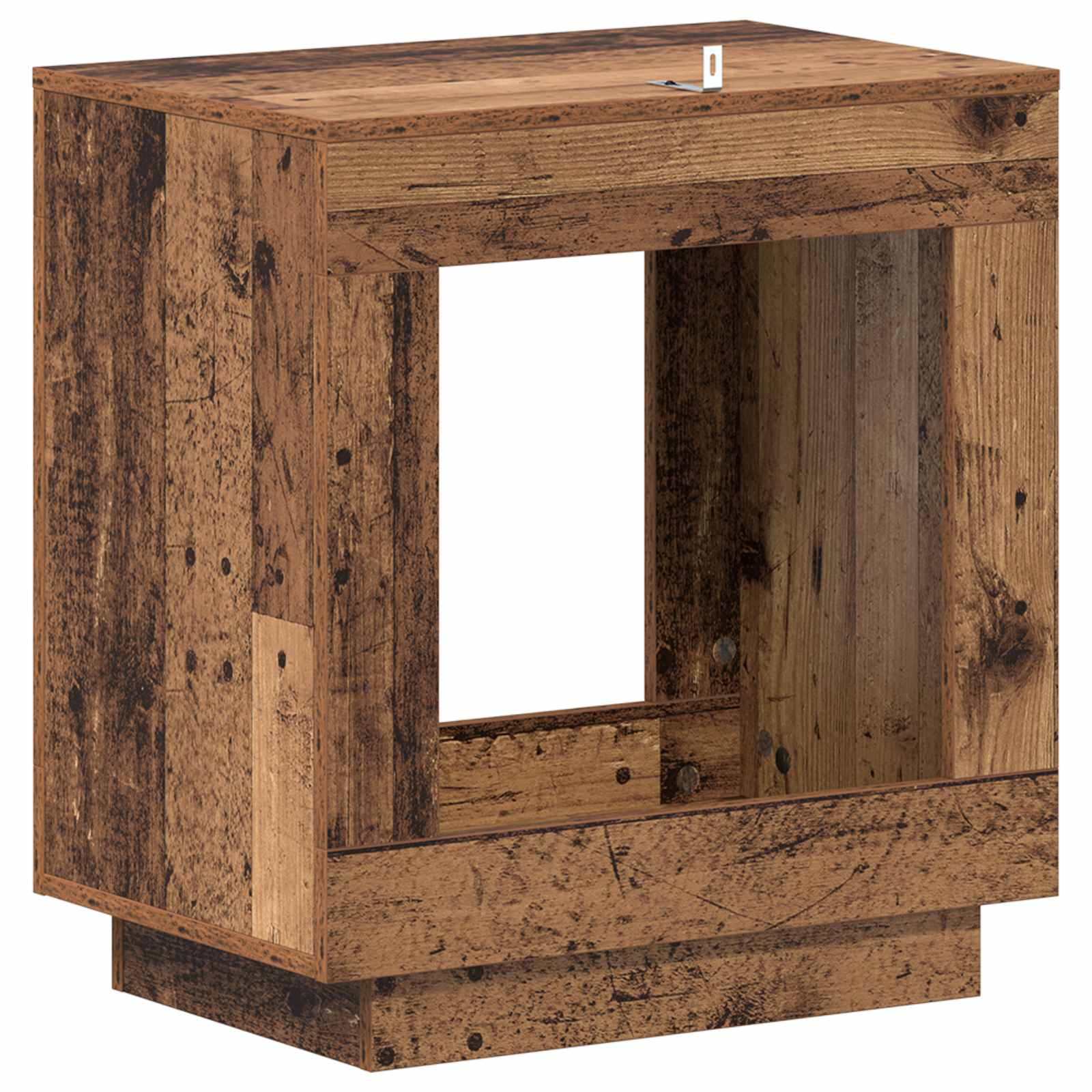 Sānu galds Novecots koks 60 x 40 x 65 cm