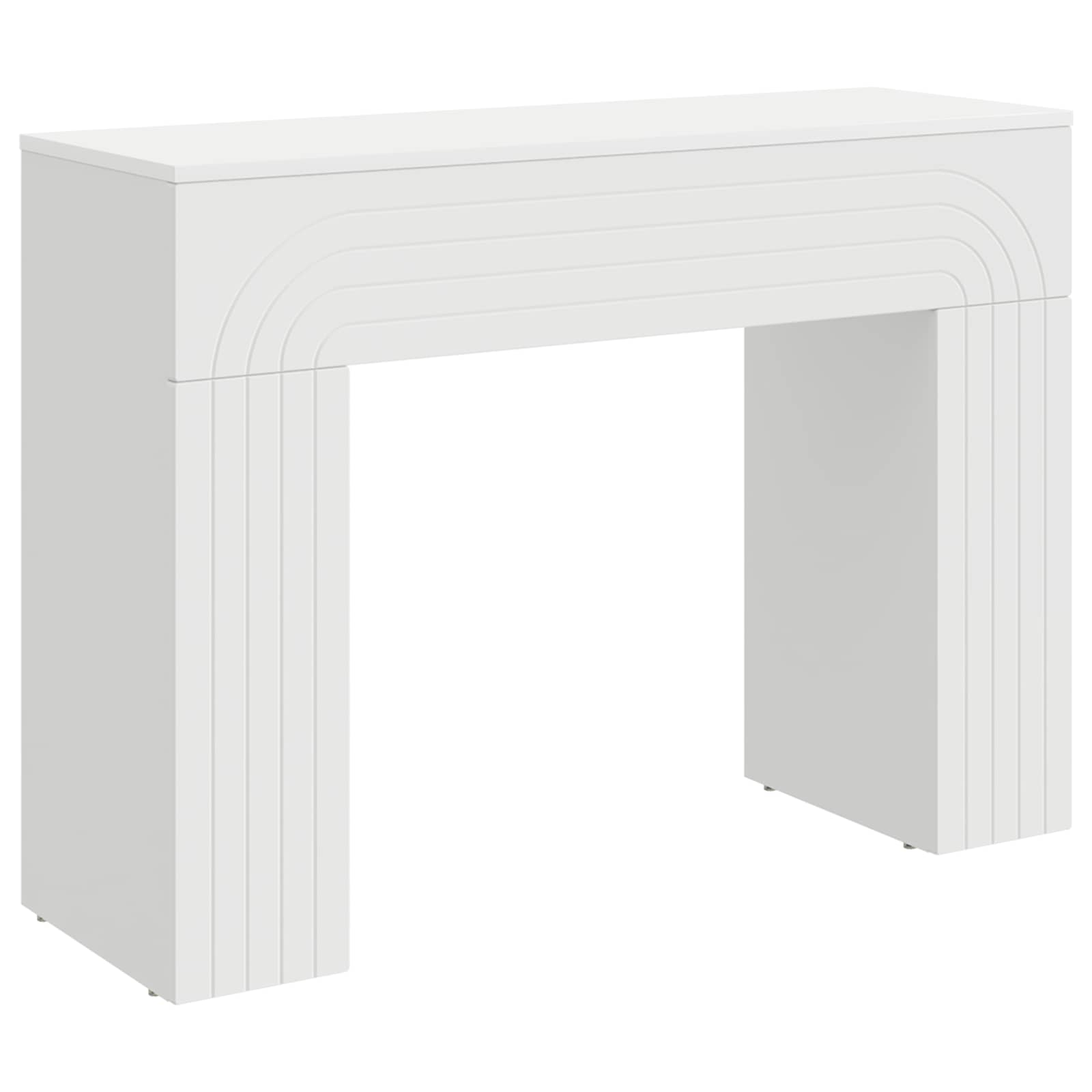 Kavos staliukas Balta 102 x 35 x 75 cm Apdirbta mediena
