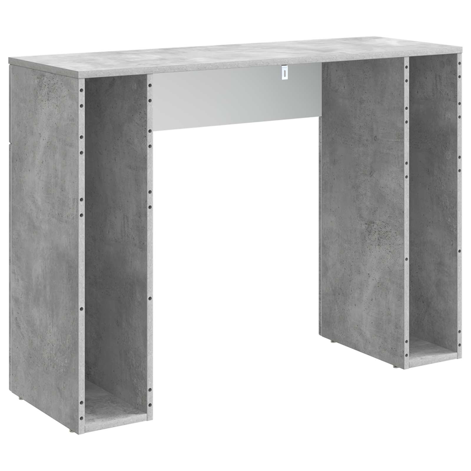 Kavos staliukas Betono pilka 102 x 35 x 75 cm Apdirbta mediena