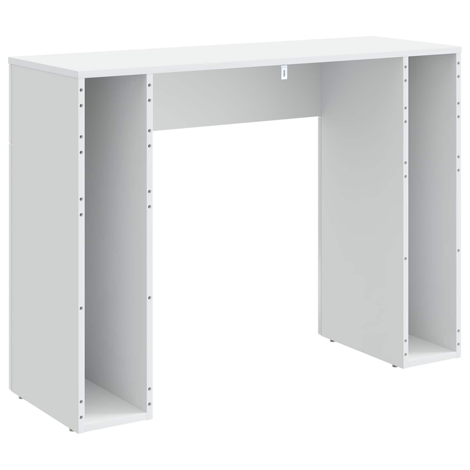 Kavos staliukas Itin blizgi balta 102 x 35 x 75 cm