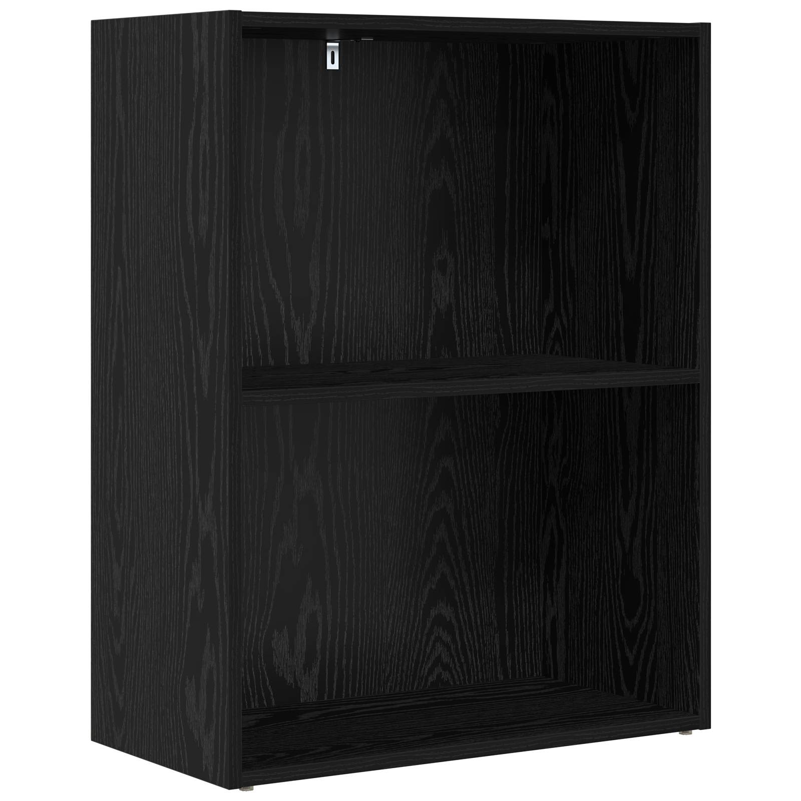 Grāmatu plaukts Melnā ozola krāsā 60 x 30 x 76.5 cm Konstruētā koksne