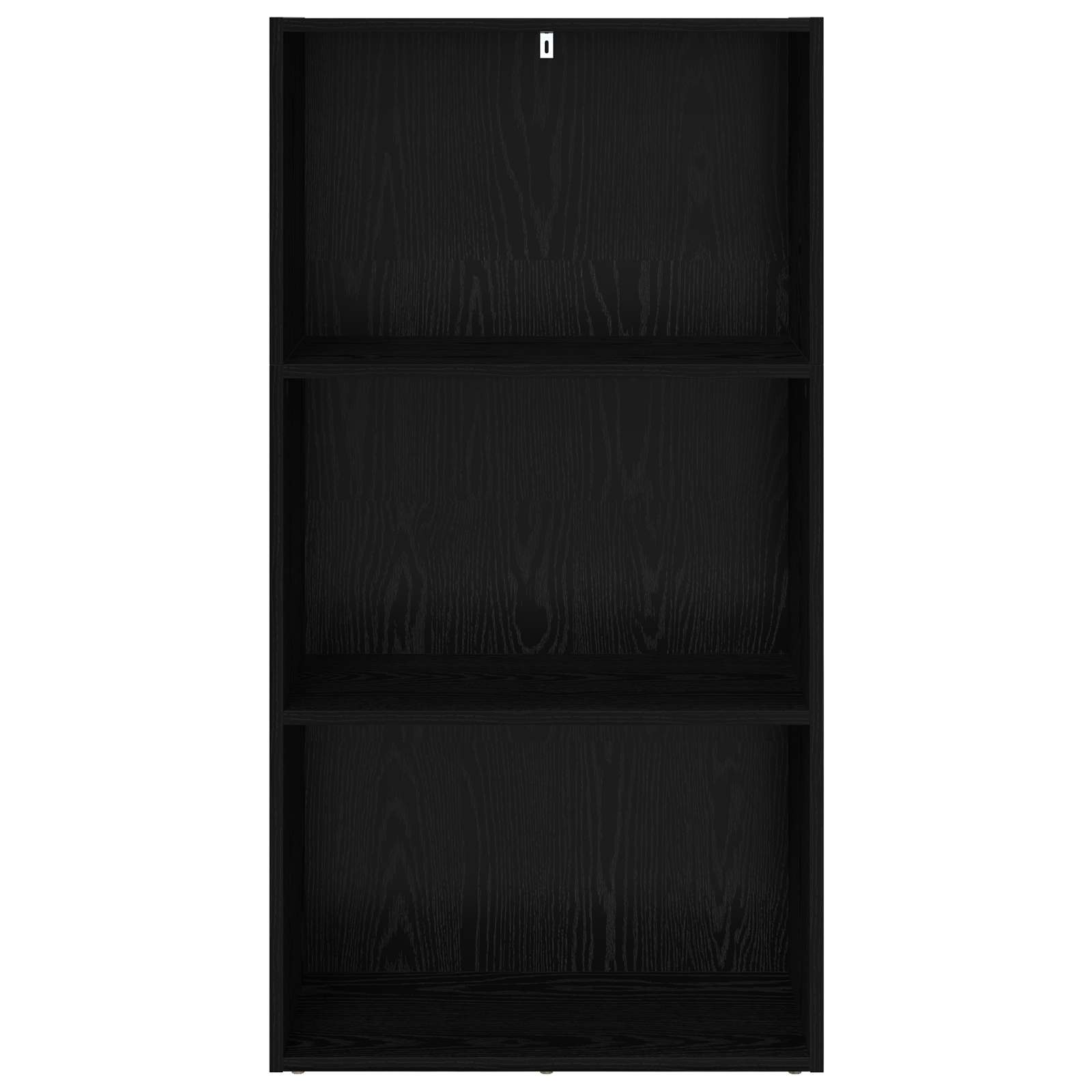 Bookcase Black Oak 60 x 30 x 76.5 cm Engineered Wood