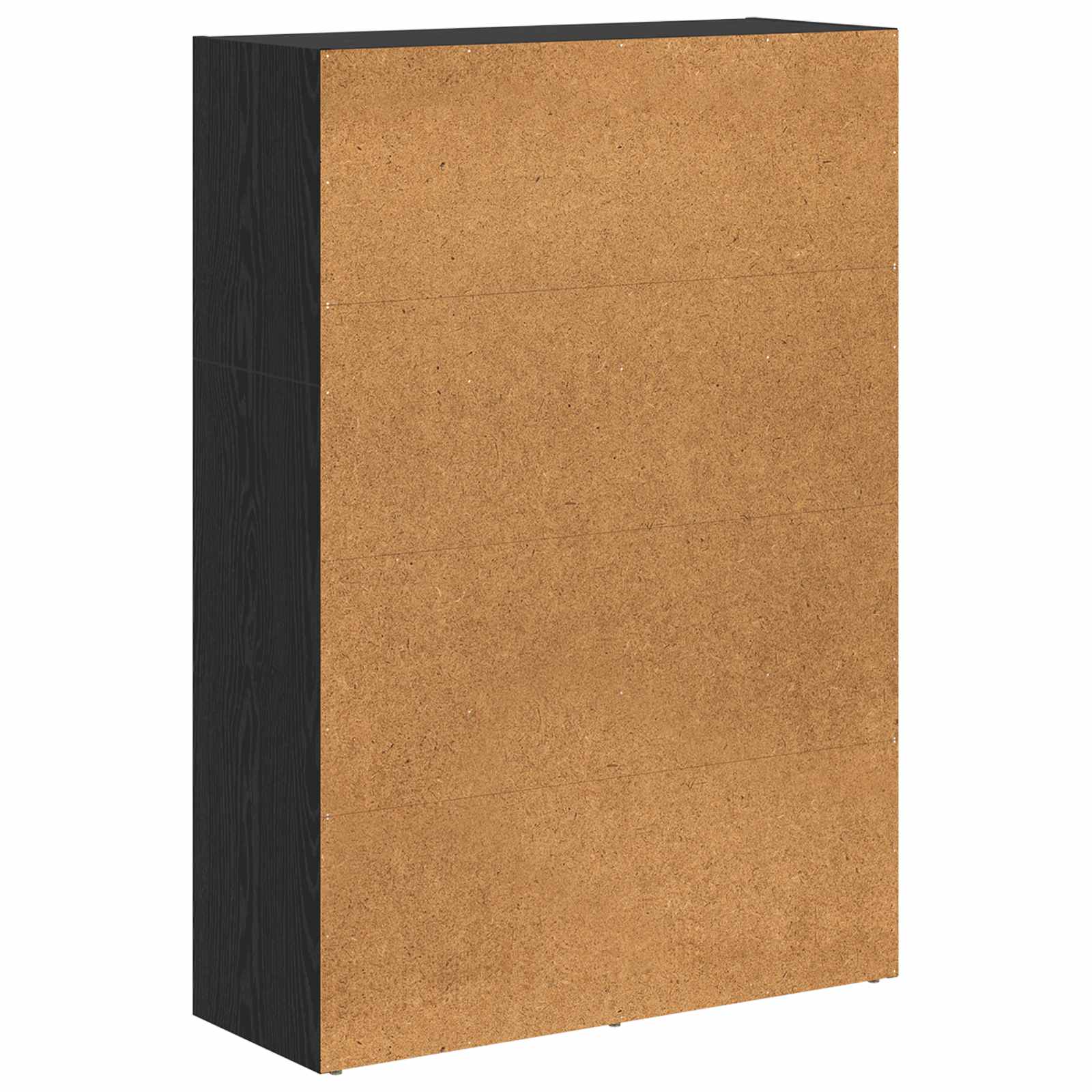 Bookcase Black Oak 60 x 30 x 76.5 cm Engineered Wood