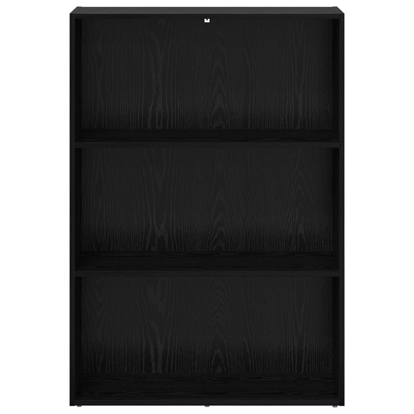 Bookcase Black Oak 60 x 30 x 76.5 cm Engineered Wood