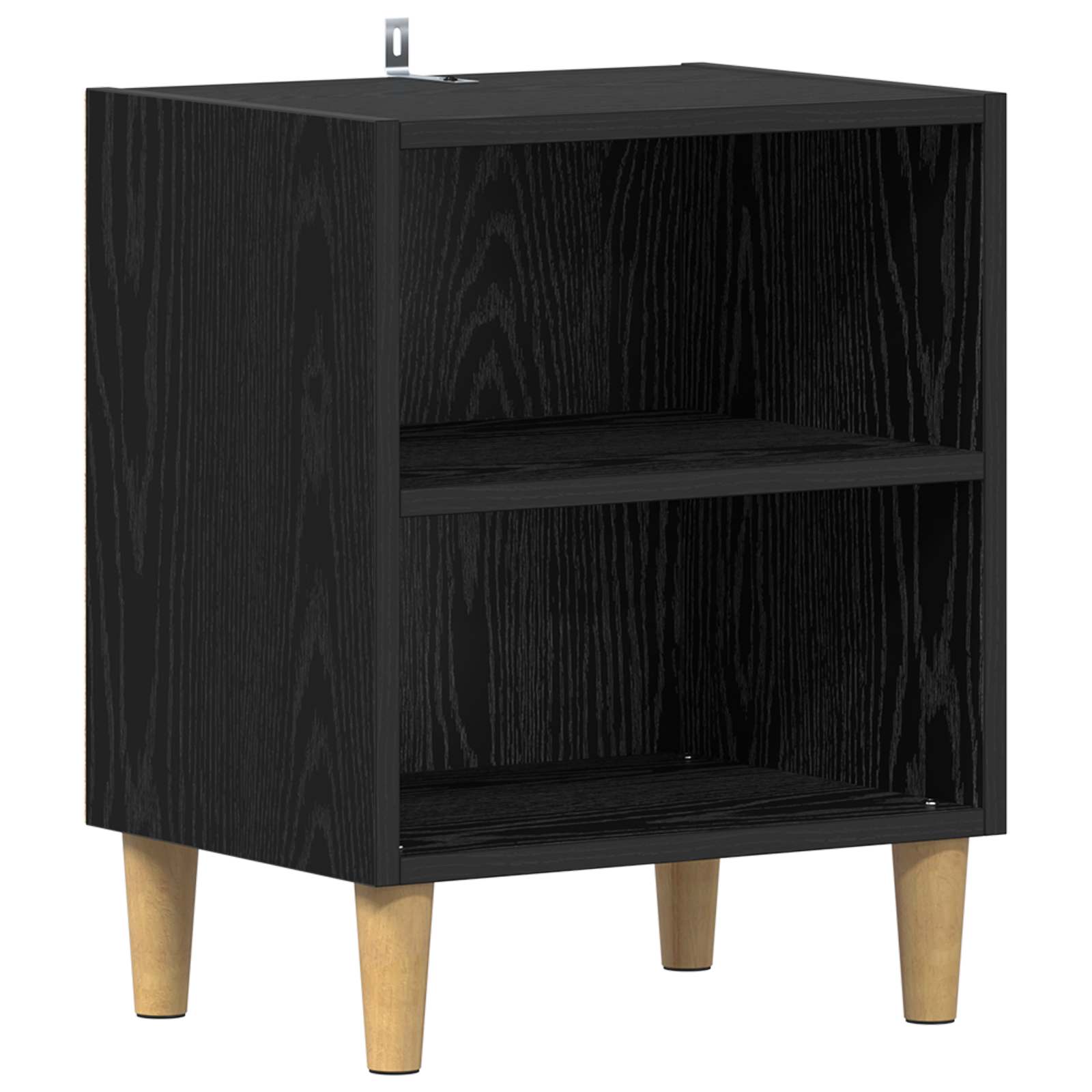 Bedside cabinet 2 pcs Black oak 40 x 30 x 50 cm