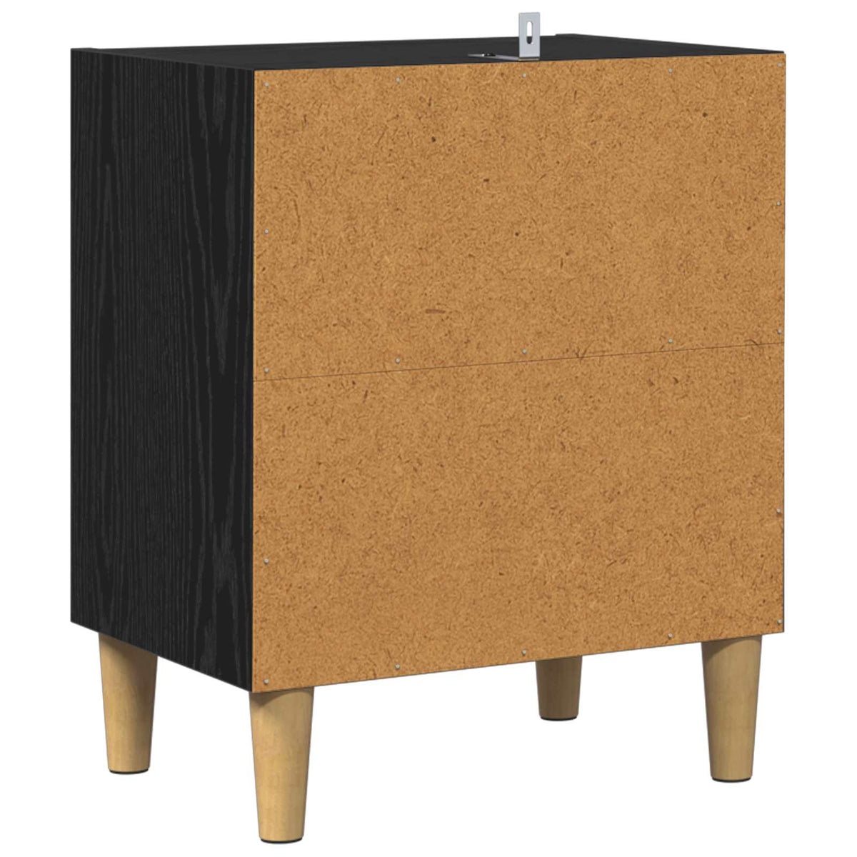Lovos spintelė 2 pcs Juodas ąžuolas 40 x 30 x 50 cm