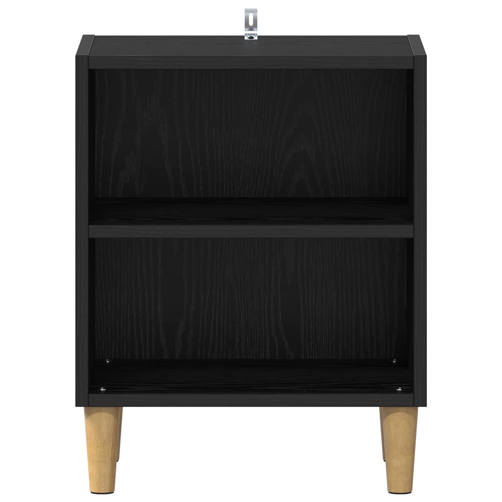 Bedside cabinet 2 pcs Black oak 40 x 30 x 50 cm