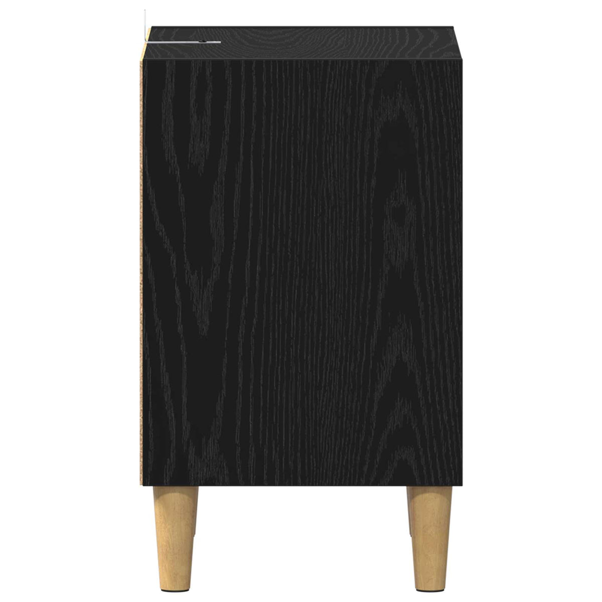 Lovos spintelė 2 pcs Juodas ąžuolas 40 x 30 x 50 cm