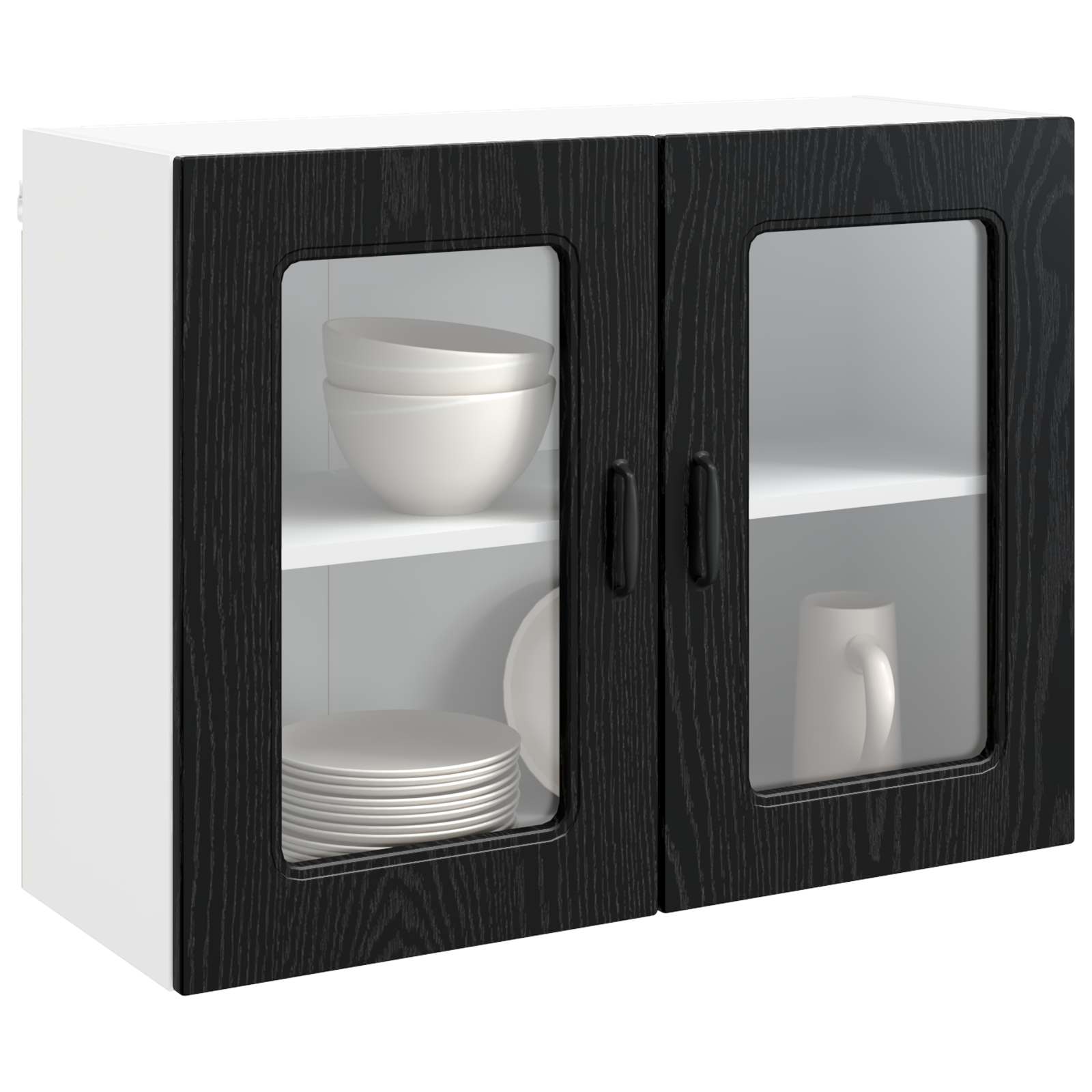 Virtuvės spintelė Kalmar Juodas ąžuolas 80 x 31 x 60 cm