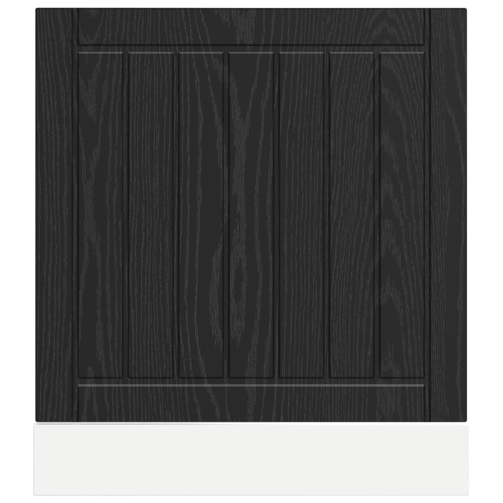 Kitchen cabinet Black oak 60 x 1.5 x 67 cm