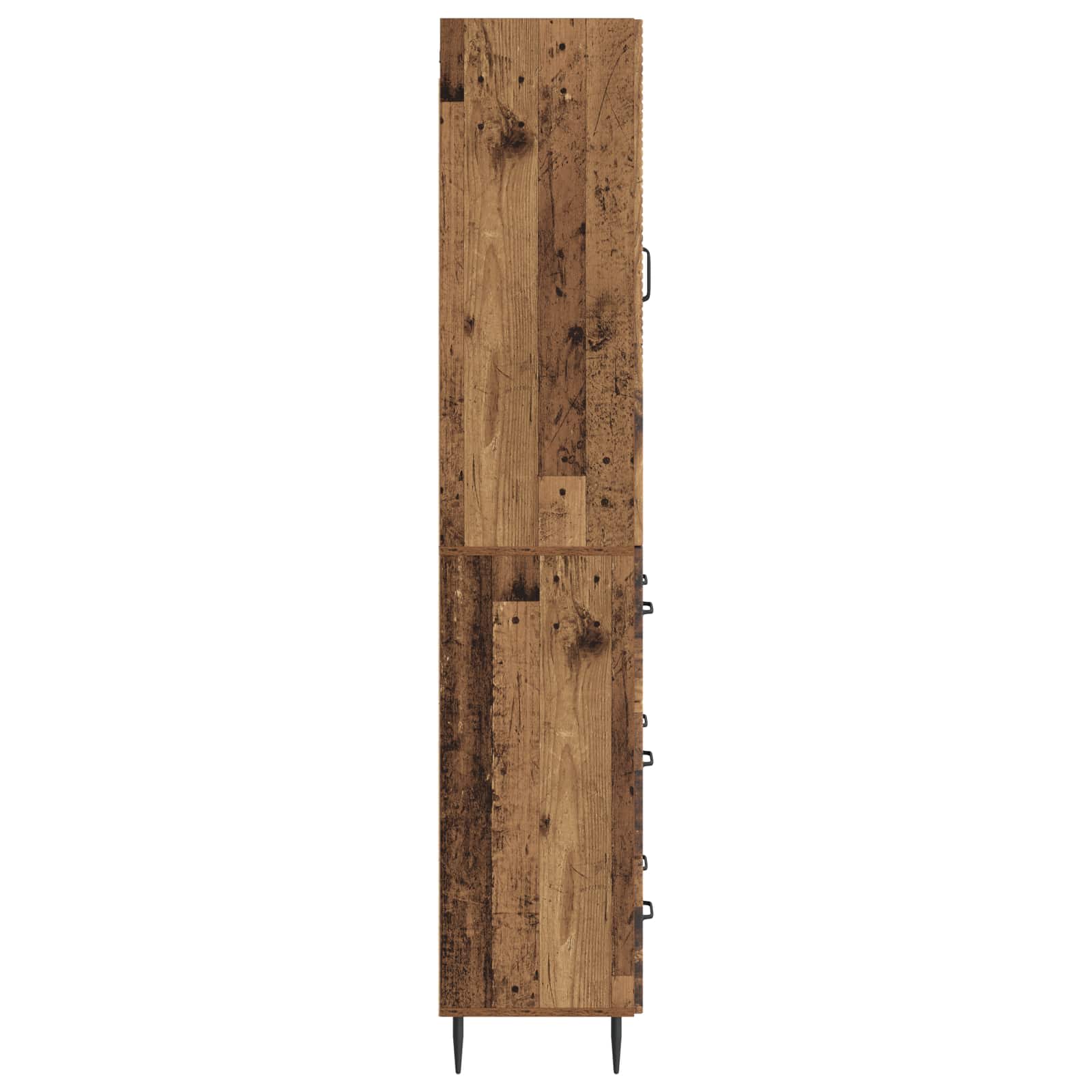Spintelė 2 pcs Sendintos medienos 66 x 34,5 x 90 cm