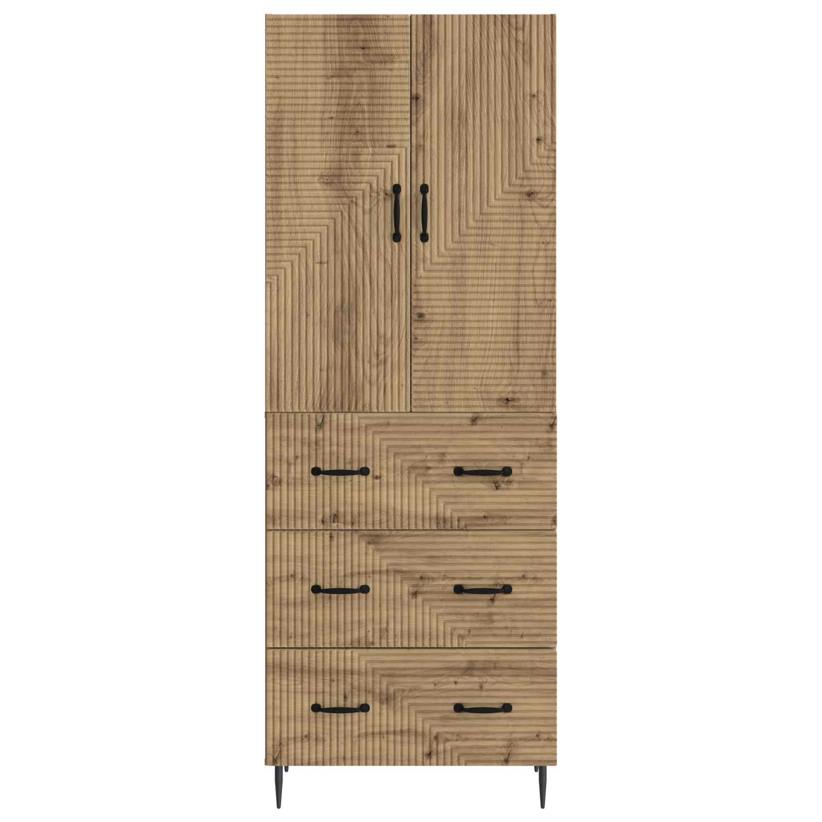 Spintelė 2 pcs Artisano ąžuolo 66 x 34,5 x 90 cm