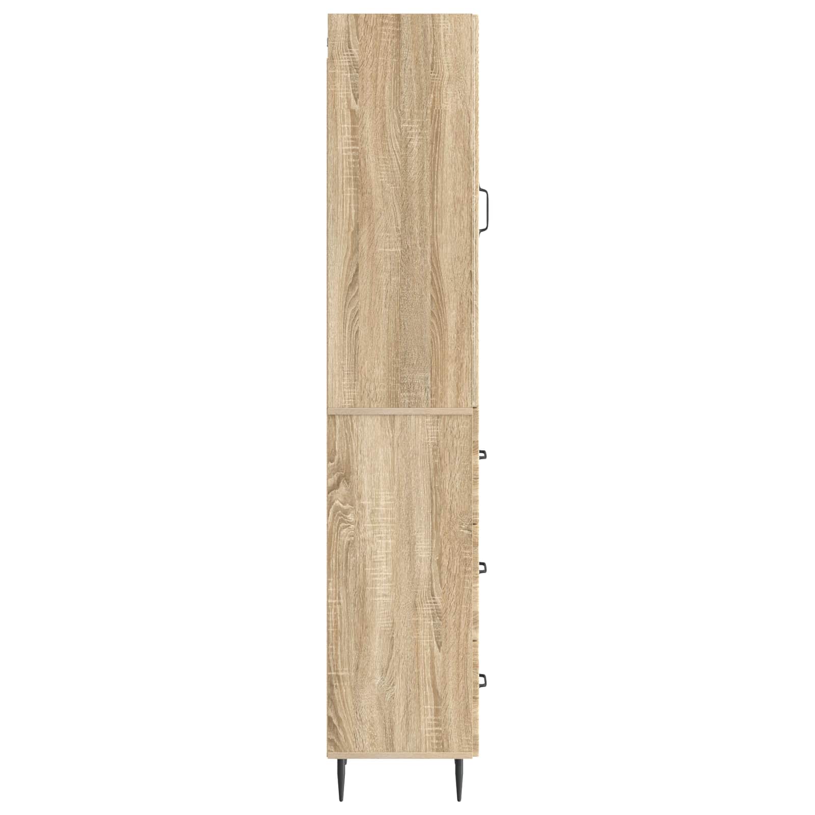 Spintelė 2 pcs Sonoma ąžuolas 33 x 34,5 x 90 cm