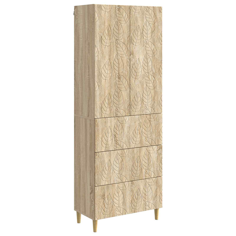 Spintelė 2 pcs Sonoma ąžuolas 66 x 34,5 x 90 cm