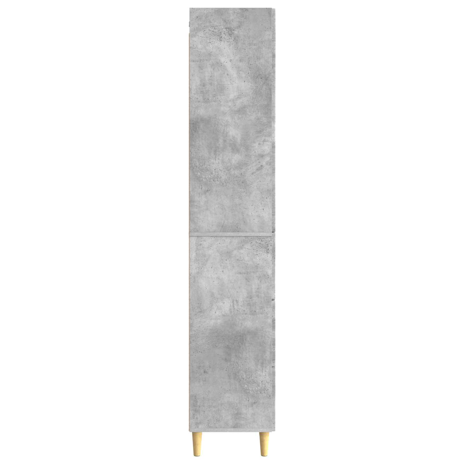 Spintelė 2 pcs Betono pilka 66 x 34,5 x 90 cm Apdirbta mediena