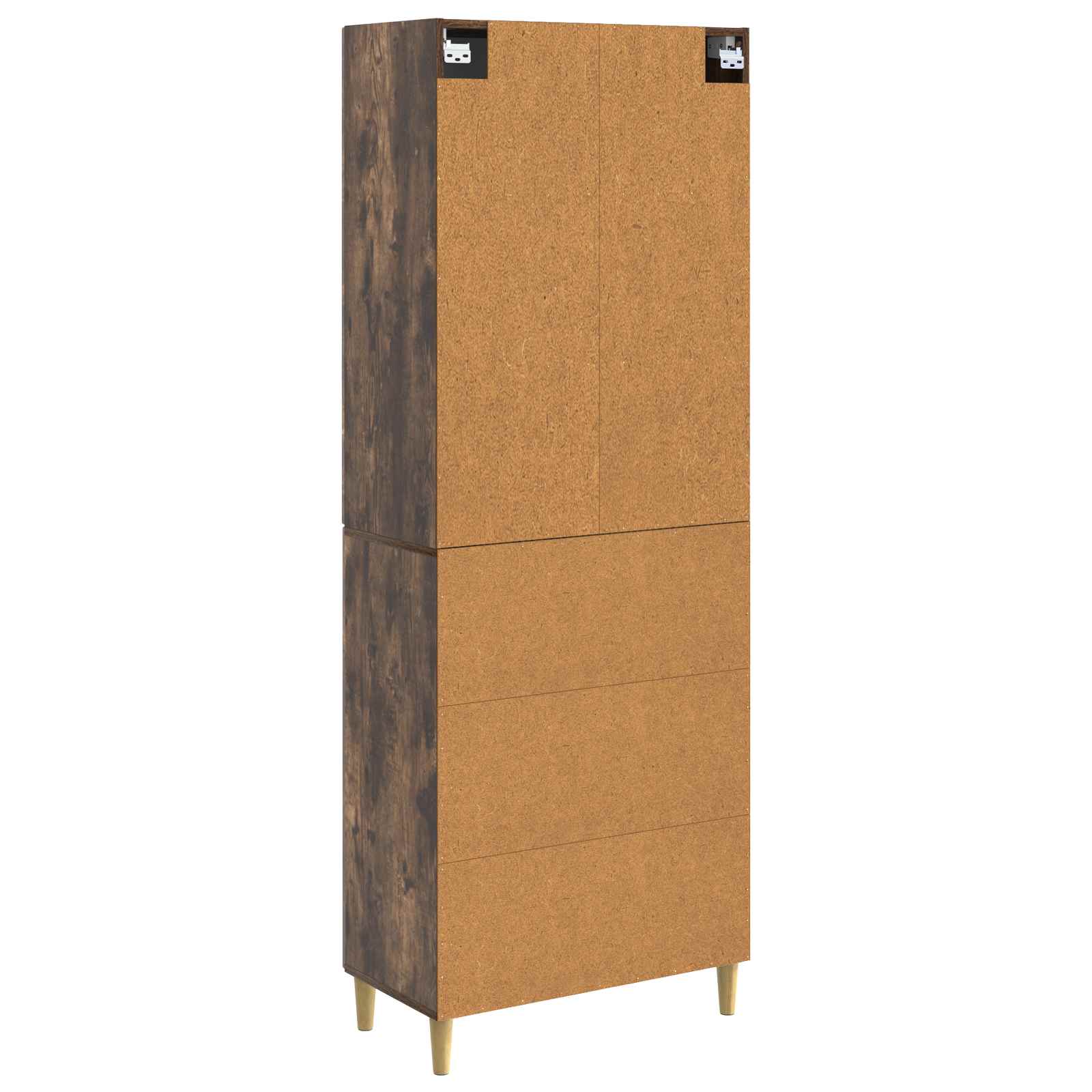 Spintelė 2 pcs Dūminio ąžuolo 66 x 34,5 x 90 cm
