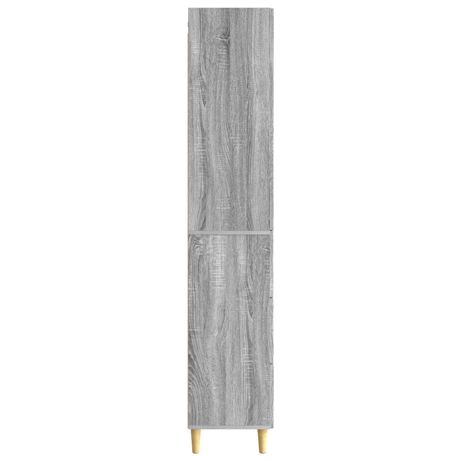 Spintelė 2 pcs Pilka Sonoma 66 x 34,5 x 90 cm Apdirbta mediena