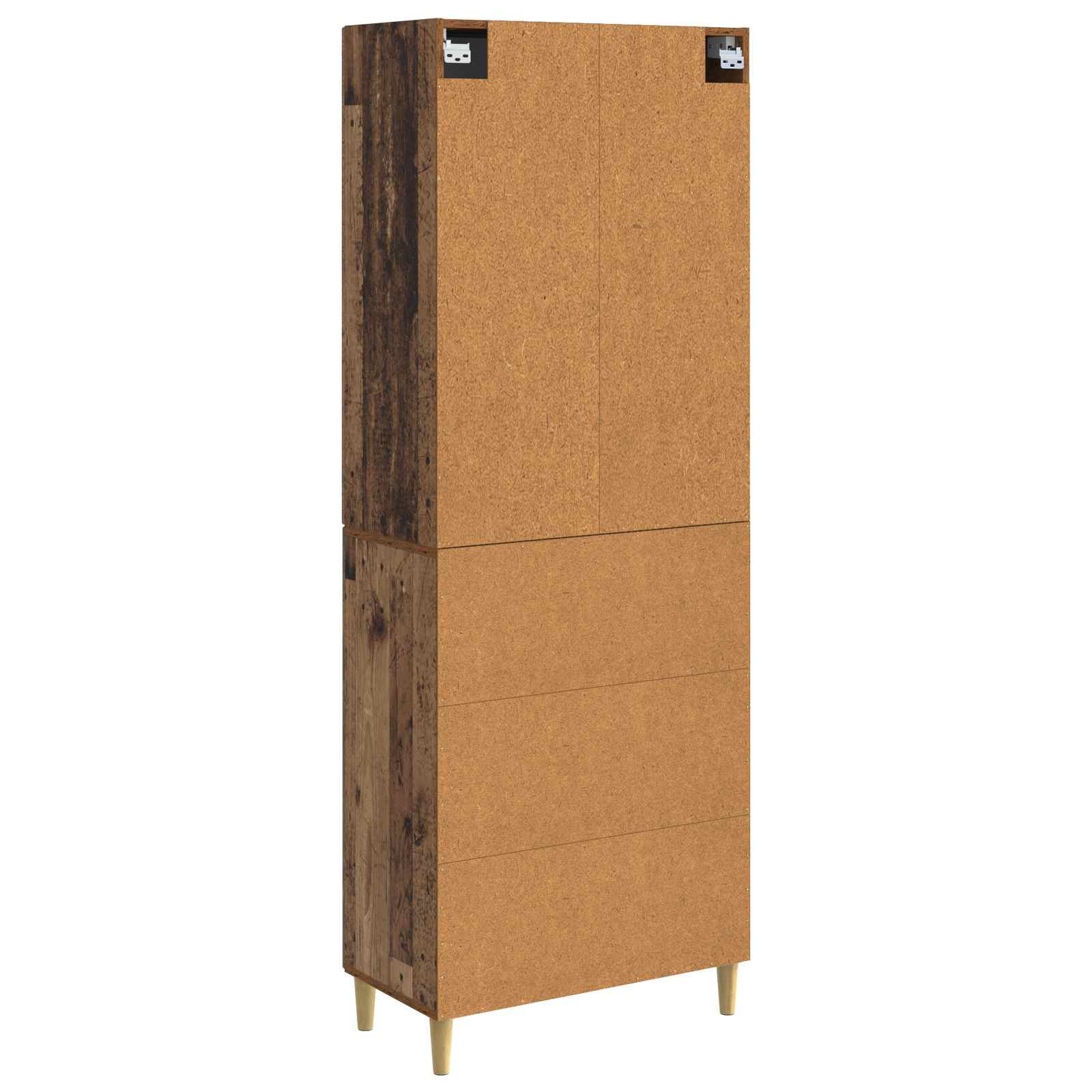 Spintelė 2 pcs Sendintos medienos 66 x 34,5 x 90 cm