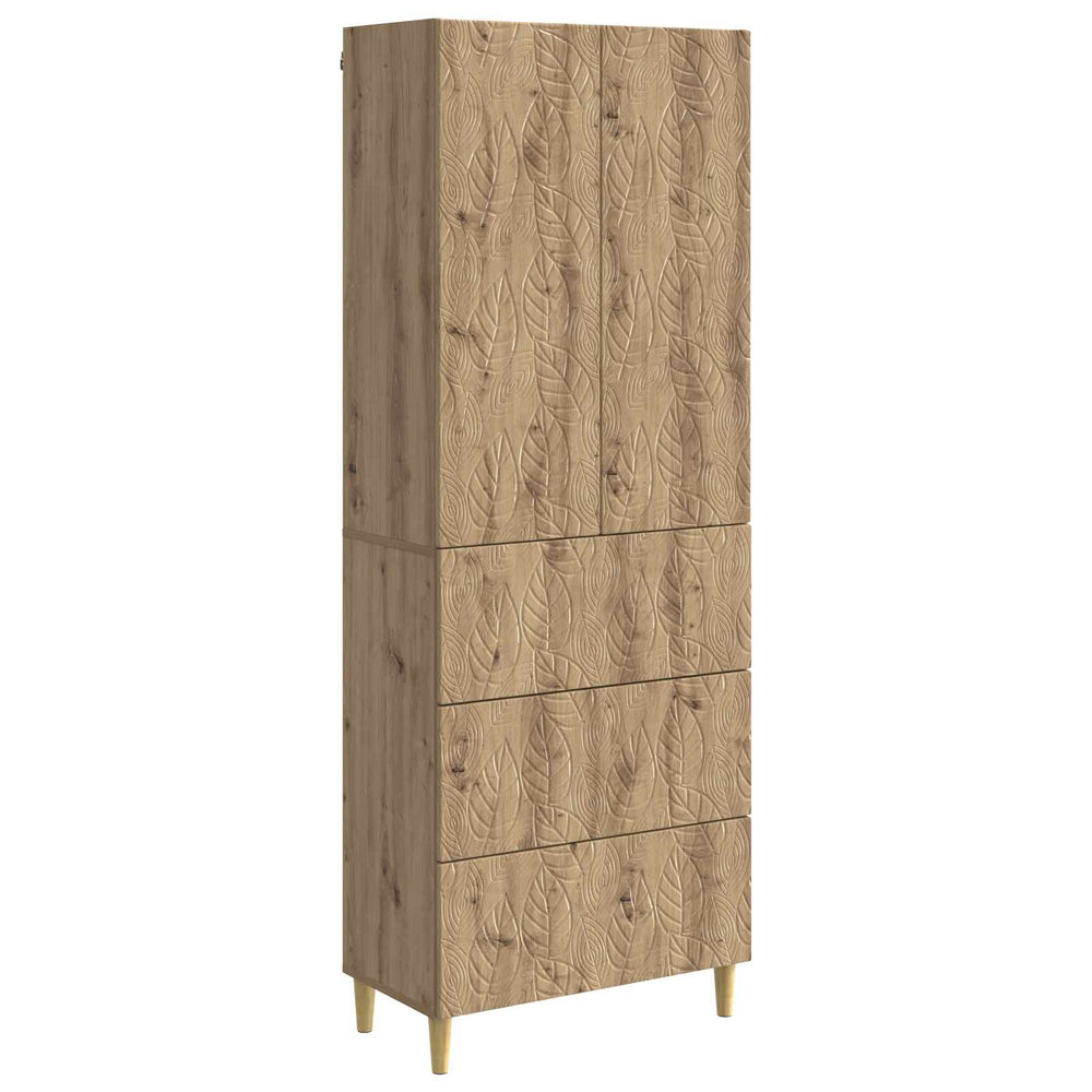 Spintelė 2 pcs Artisano ąžuolo 66 x 34,5 x 90 cm