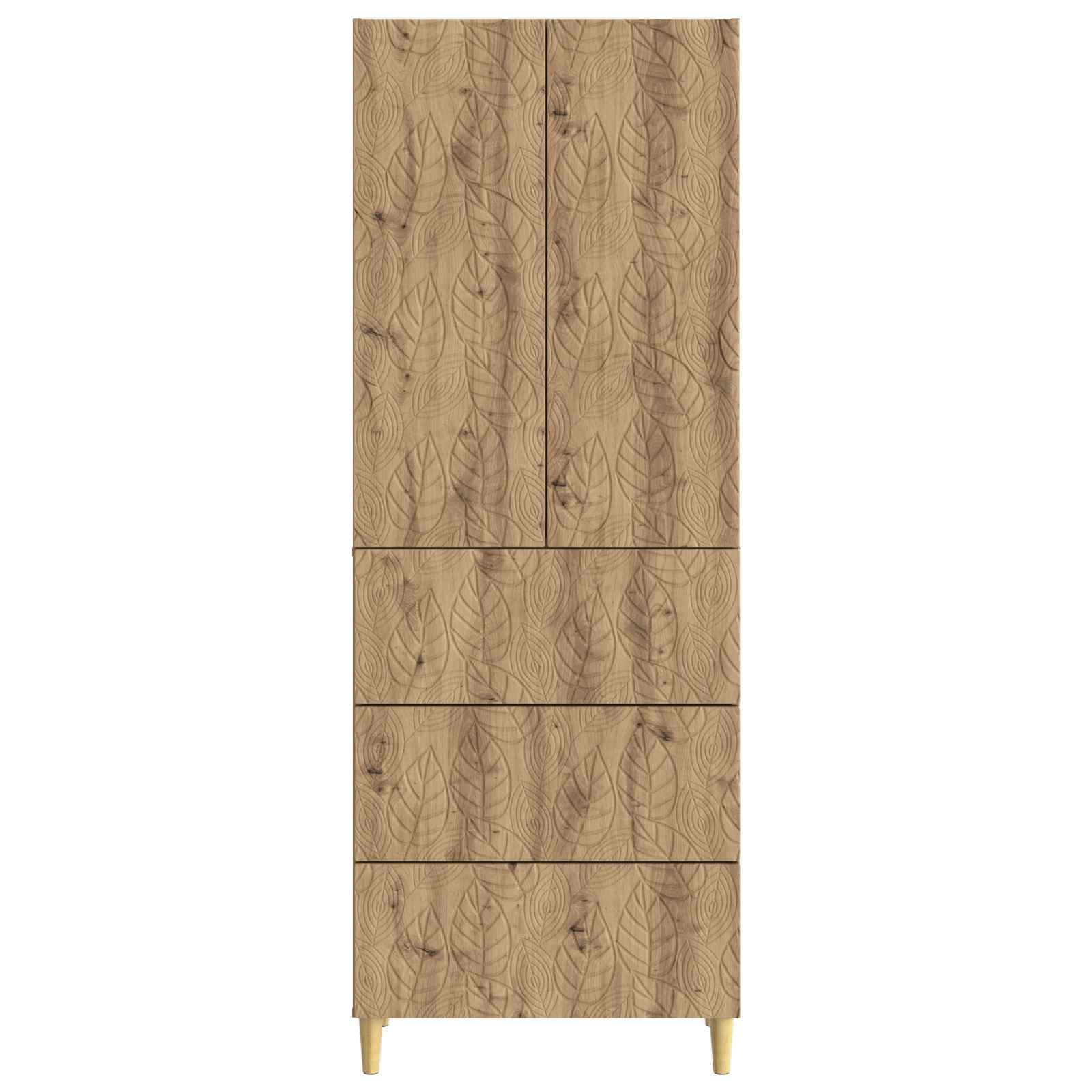Spintelė 2 pcs Artisano ąžuolo 66 x 34,5 x 90 cm