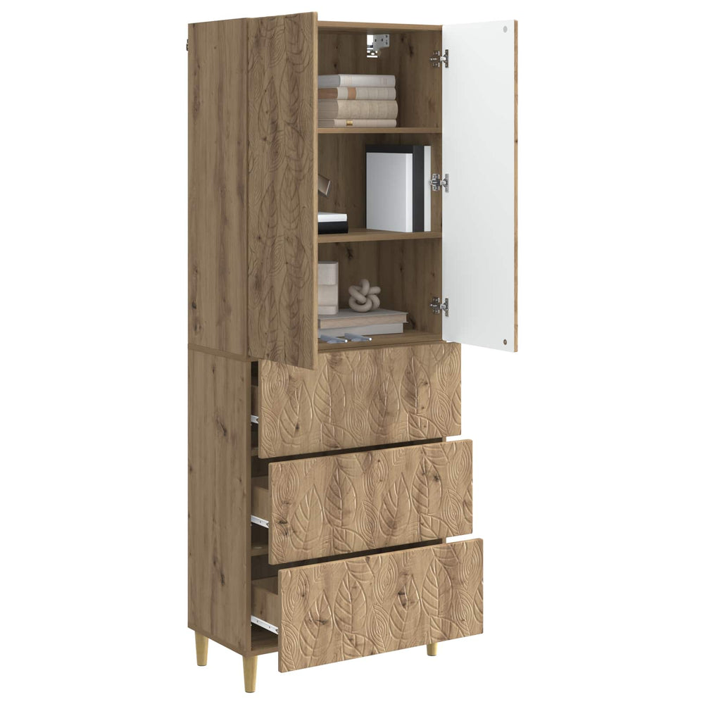 Spintelė 2 pcs Artisano ąžuolo 66 x 34,5 x 90 cm