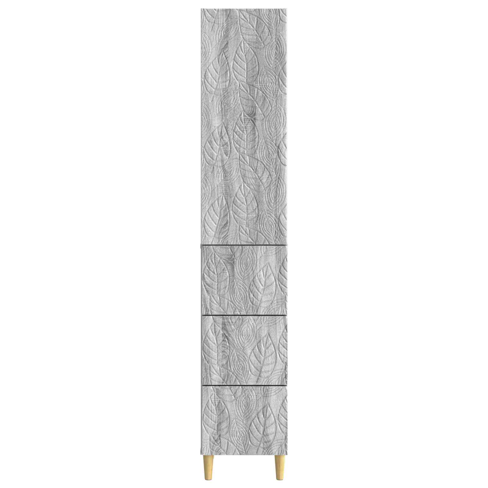 Spintelė 2 pcs Pilka Sonoma 33 x 34,5 x 90 cm Apdirbta mediena