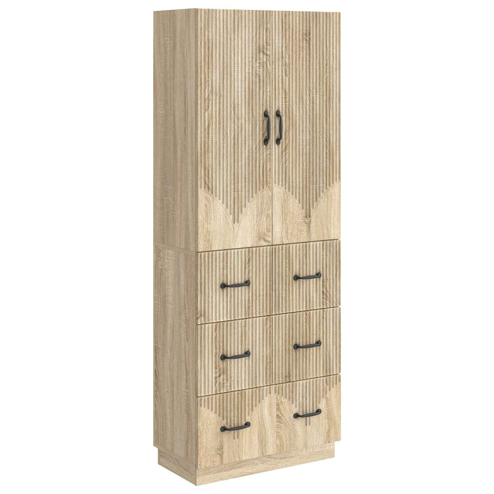 Spintelė 2 pcs Sonoma ąžuolas 66 x 34,5 x 87 cm
