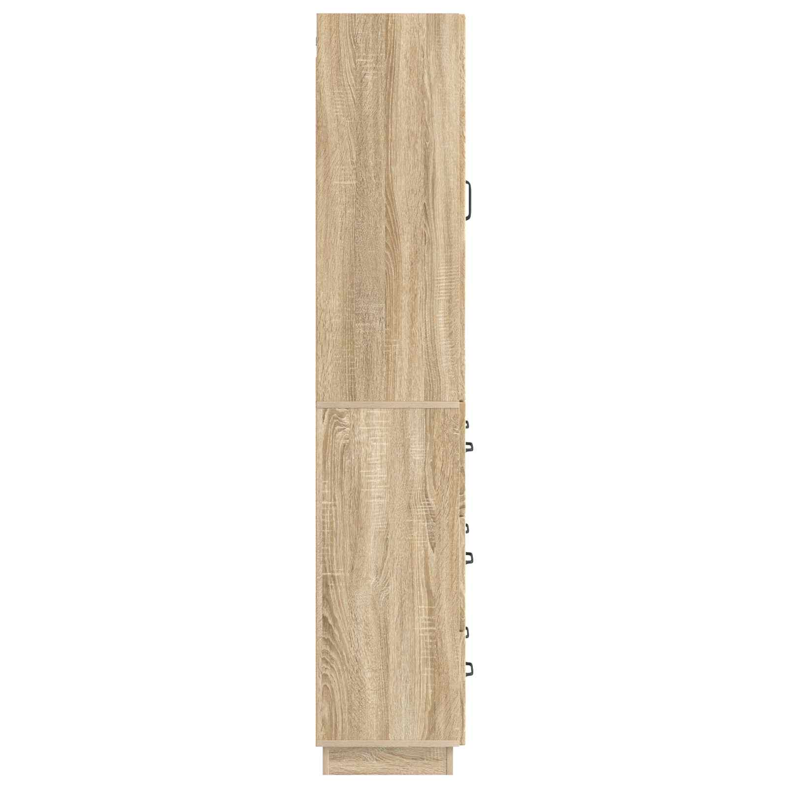 Spintelė 2 pcs Sonoma ąžuolas 66 x 34,5 x 87 cm