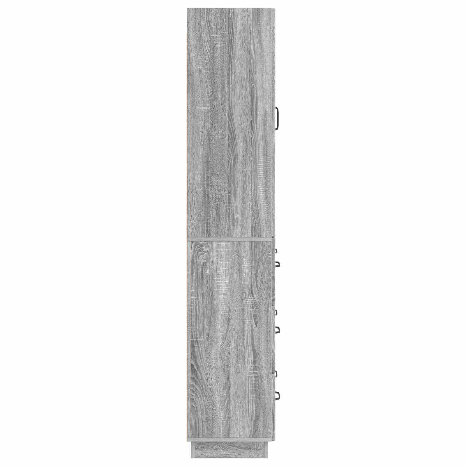 Spintelė 2 pcs Pilka Sonoma 66 x 34,5 x 87 cm Apdirbta mediena