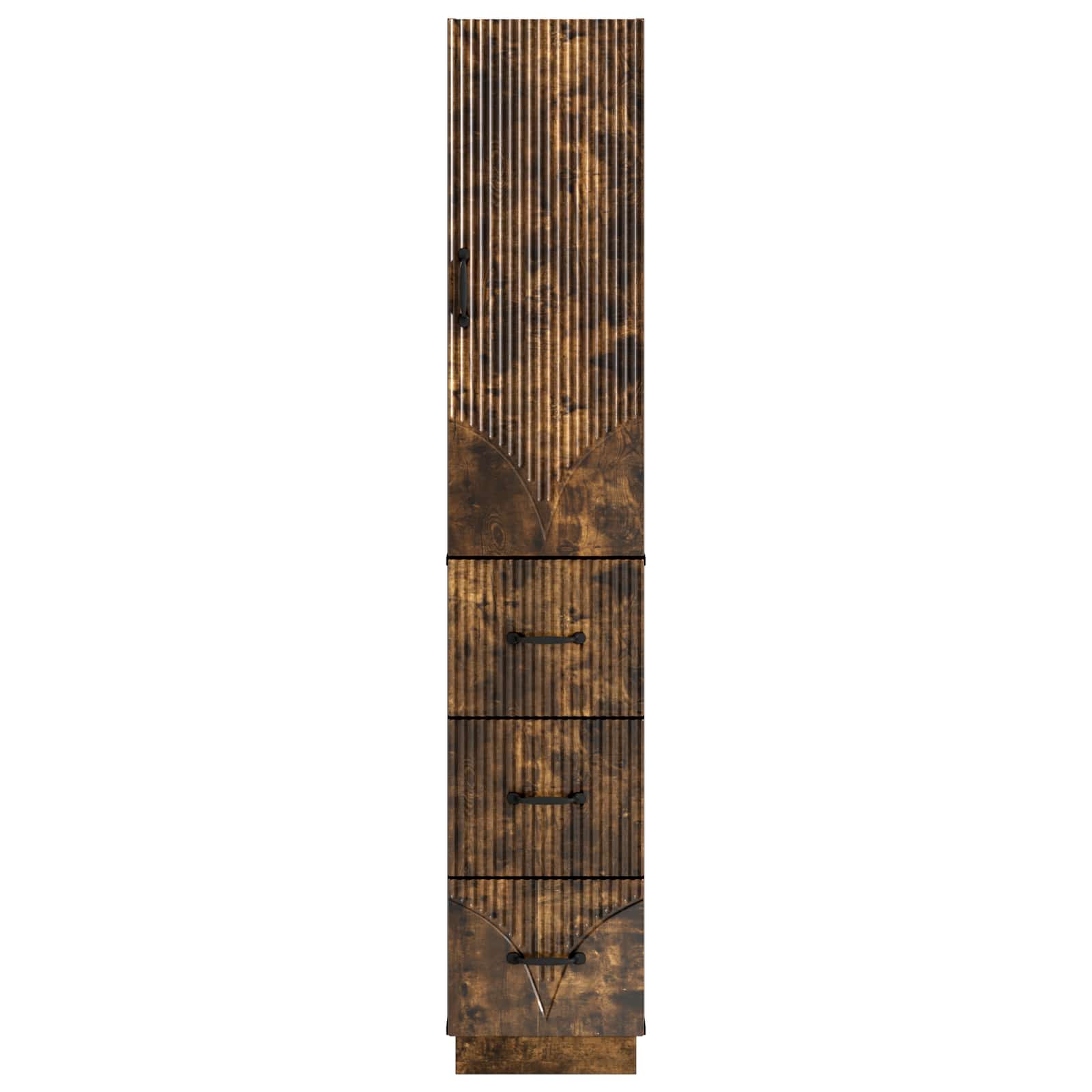 Spintelė 2 pcs Dūminio ąžuolo 33 x 34,5 x 87 cm