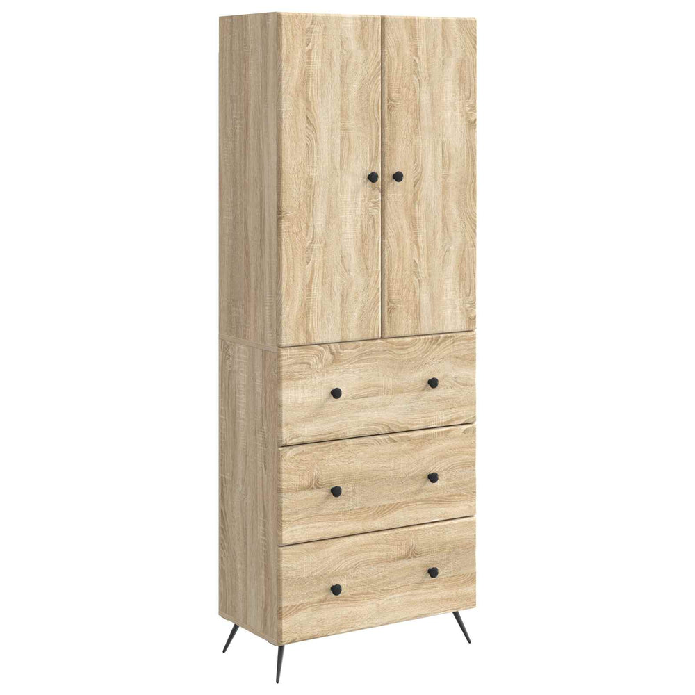 Spintelė 2 pcs Sonoma ąžuolas 66 x 34,5 x 90 cm