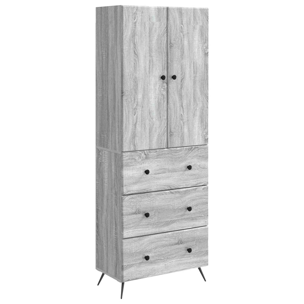 Spintelė 2 pcs Pilka Sonoma 66 x 34,5 x 90 cm Apdirbta mediena