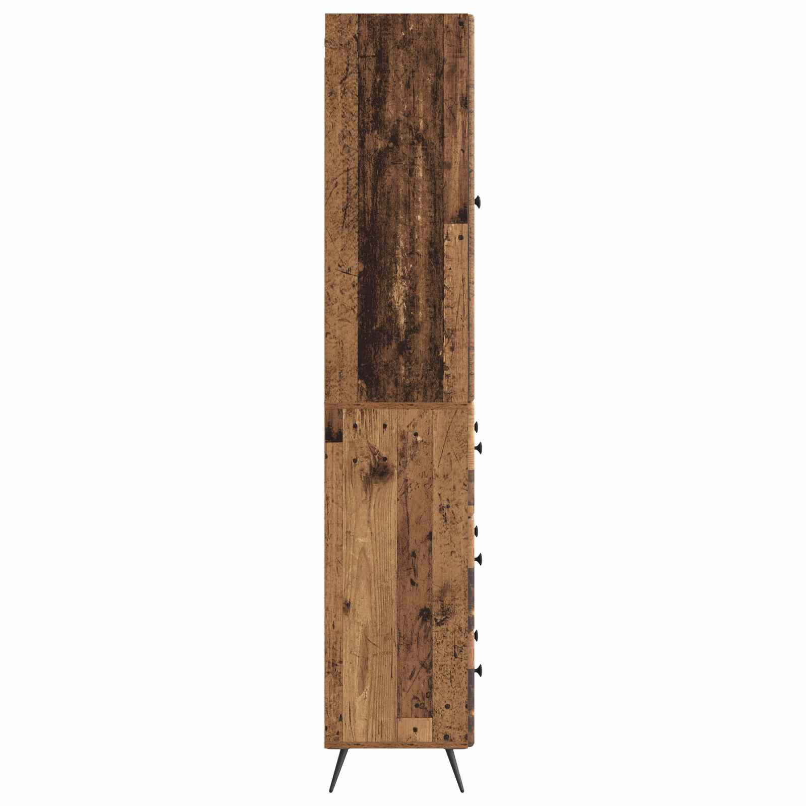 Spintelė 2 pcs Sendintos medienos 66 x 34,5 x 90 cm