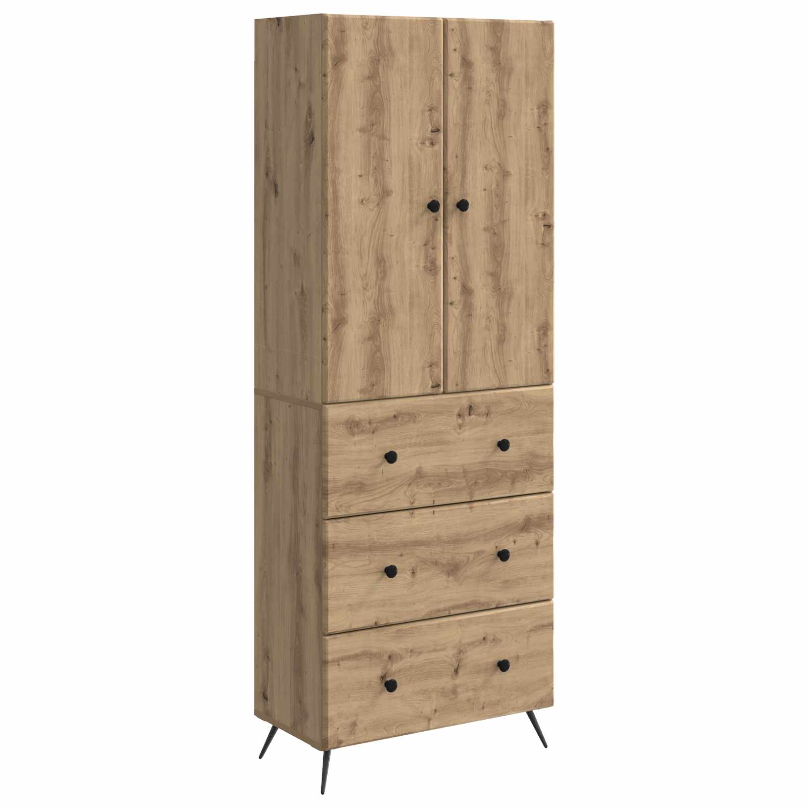 Spintelė 2 pcs Artisano ąžuolo 66 x 34,5 x 90 cm