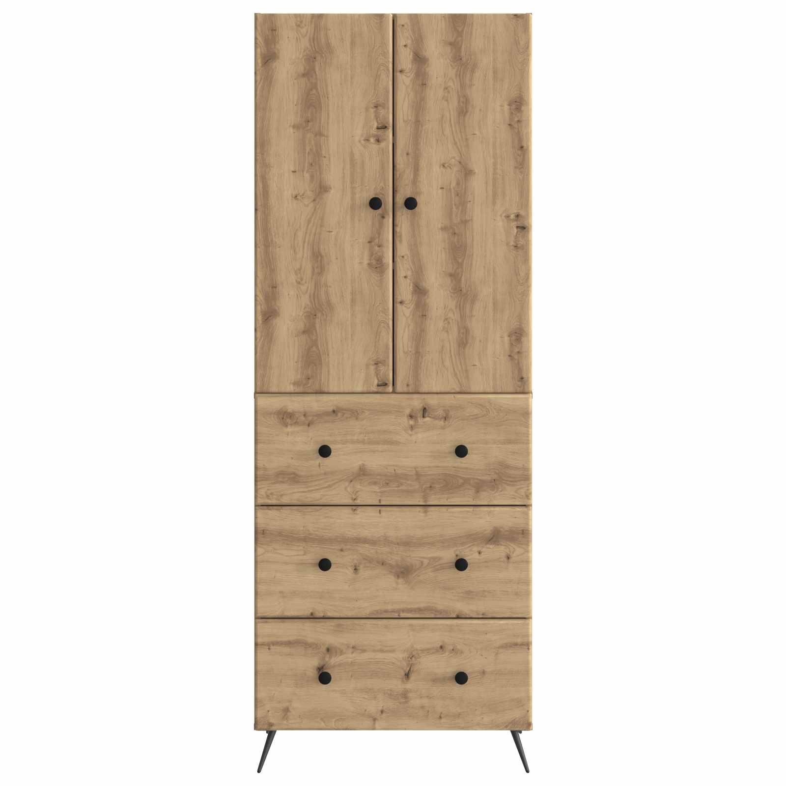 Spintelė 2 pcs Artisano ąžuolo 66 x 34,5 x 90 cm