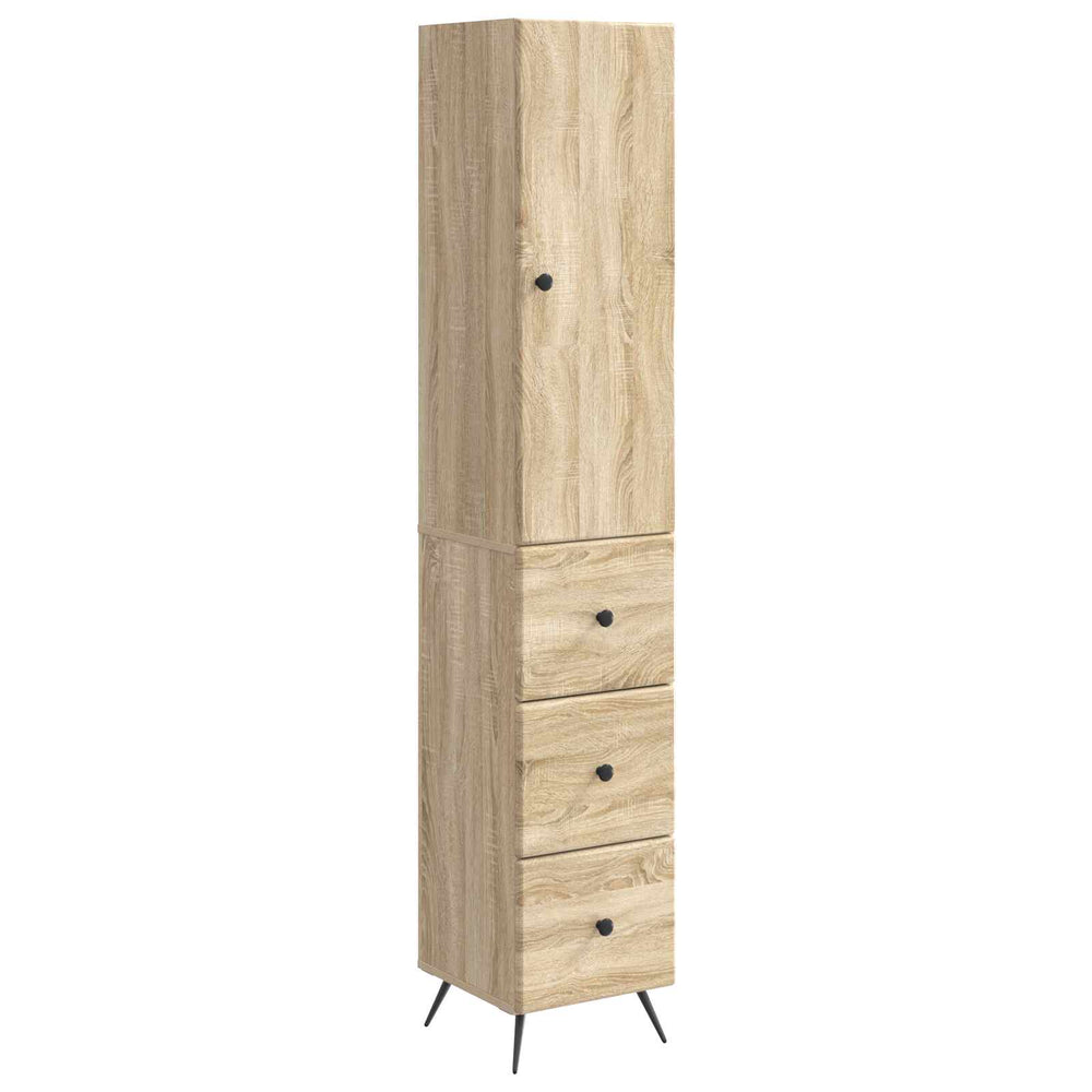 Spintelė 2 pcs Sonoma ąžuolas 34,5 x 34,5 x 90 cm