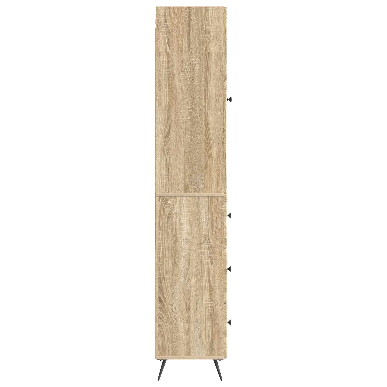 Spintelė 2 pcs Sonoma ąžuolas 34,5 x 34,5 x 90 cm