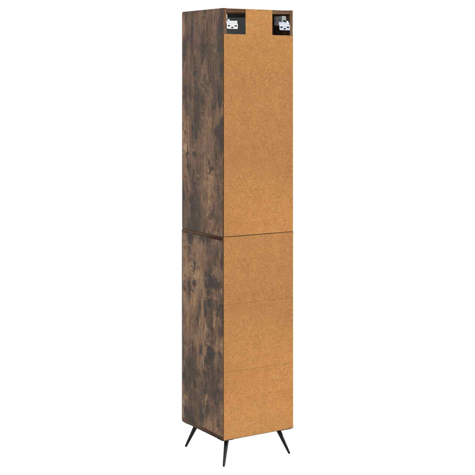 Spintelė 2 pcs Dūminio ąžuolo 34,5 x 34,5 x 90 cm
