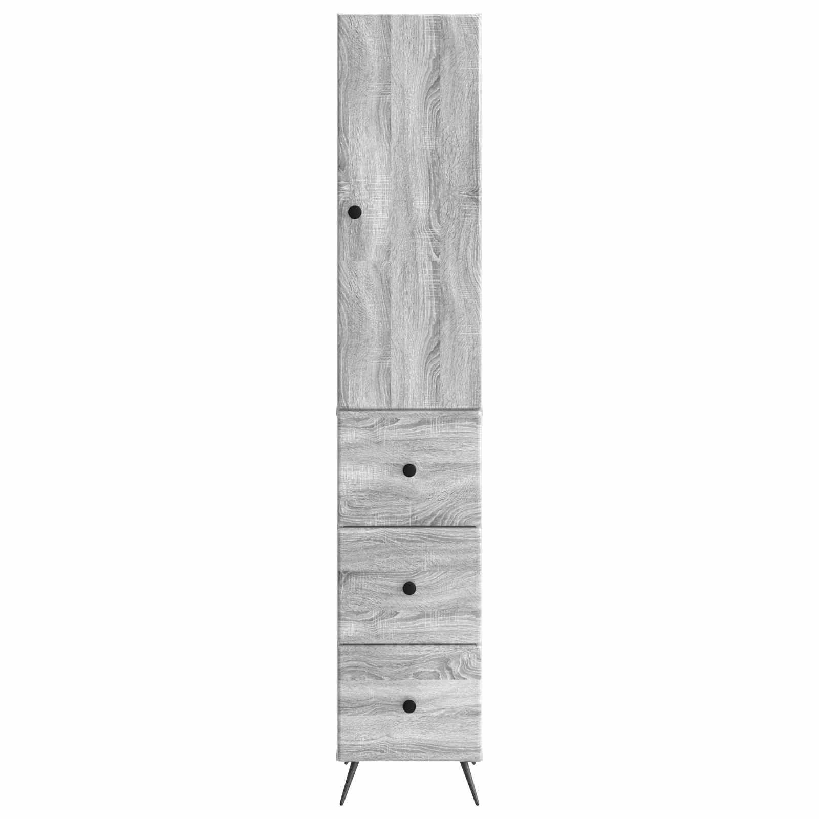 Spintelė 2 pcs Pilka Sonoma 34,5 x 34,5 x 90 cm