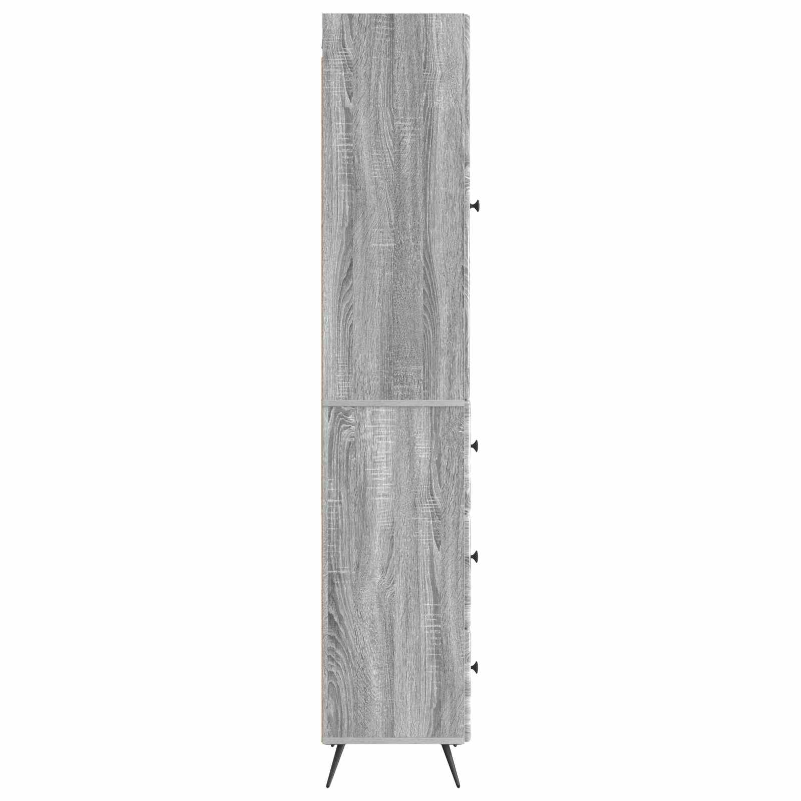 Spintelė 2 pcs Pilka Sonoma 34,5 x 34,5 x 90 cm