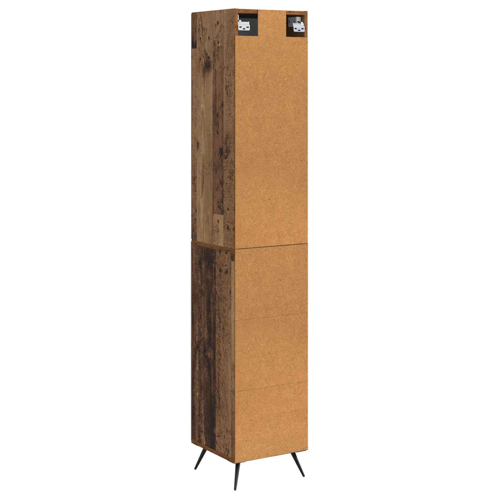 Spintelė 2 pcs Sendintos medienos 34,5 x 34,5 x 90 cm