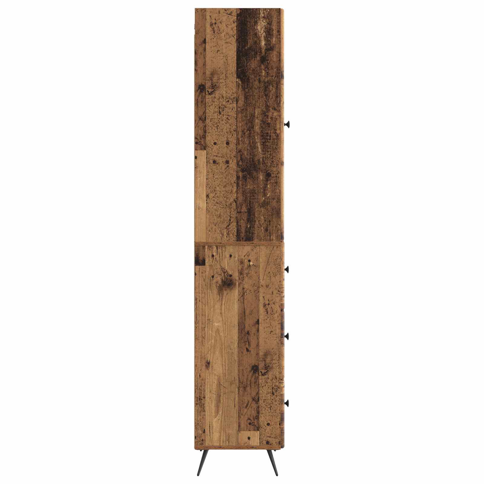Spintelė 2 pcs Sendintos medienos 34,5 x 34,5 x 90 cm