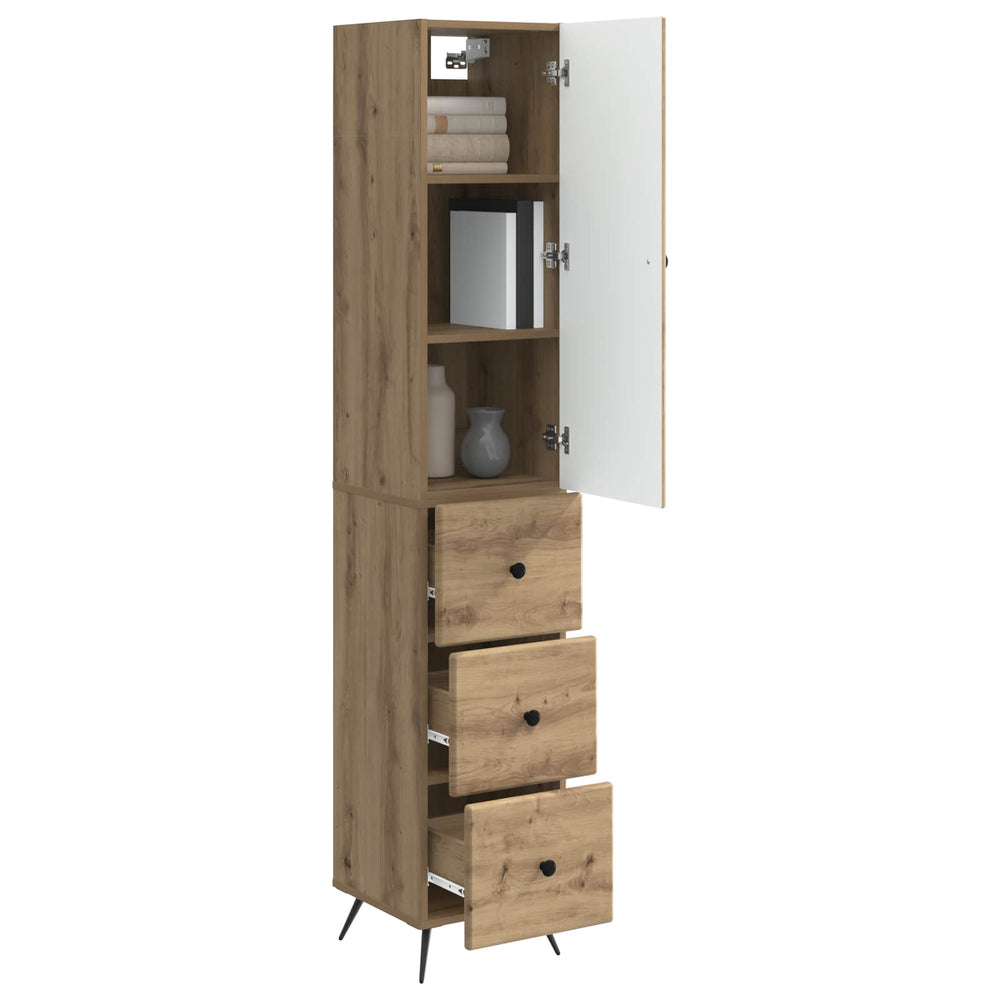 Spintelė 2 pcs Artisano ąžuolo 34,5 x 34,5 x 90 cm