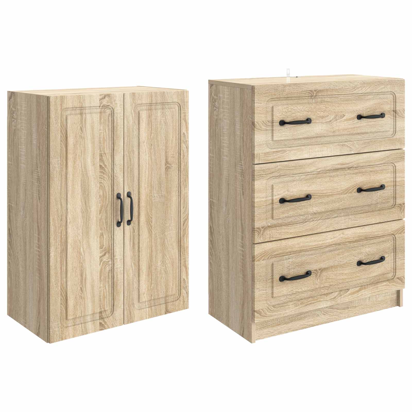 Spintelė 2 pcs Sonoma ąžuolas 66 x 34,5 x 87 cm