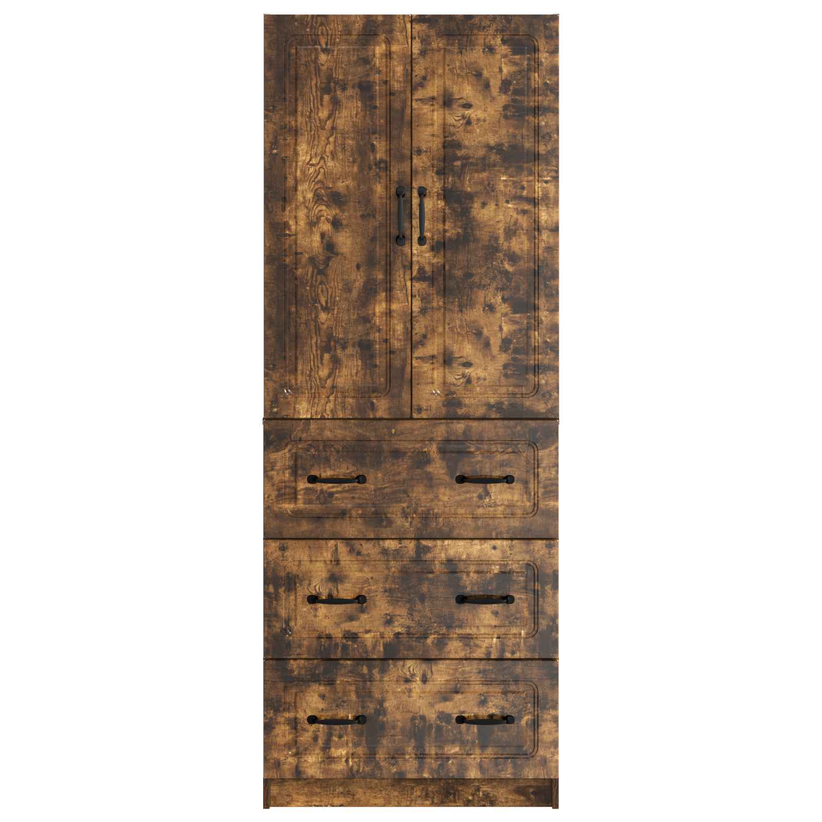 Spintelė 2 pcs Dūminio ąžuolo 66 x 34,5 x 87 cm